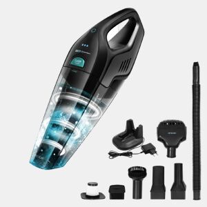 Cecotec Aspirador de mão com bateria de Ião-Lítio 22,2 V. Para sólidos e líquidos. Acessório para pelos de animais.