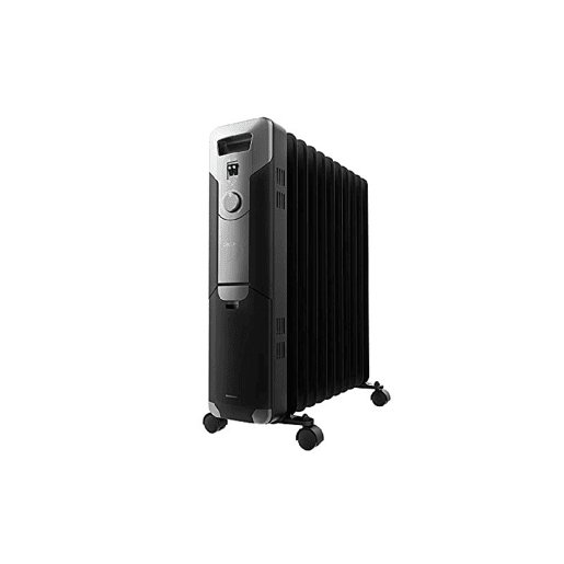 Cecotec Aquecedor a óleo de 11 módulos de 2500 W com 3 níveis de potência, 25 m² de cobertura, recolhe-cabos, controlo simples, alça, rodas e duplo sistema de segurança.