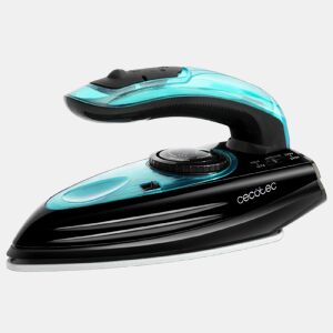 Cecotec Ferro de viagem de 1200 W, vapor contínuo 15 grmin e jato de vapor 53 grmin. Sistema de dupla tensão.