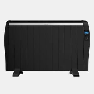 Cecotec Emissor térmico com 12 elementos e 1800 W, ecrã LCD, controlo remoto, temporizador programável, seleção de temperatura, cobertura de 25 m² e máxima segurança.
