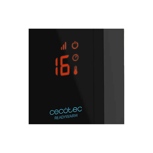 Cecotec Placa radiadora de mica digital 2000 W com termostato regulável e comando à distância.