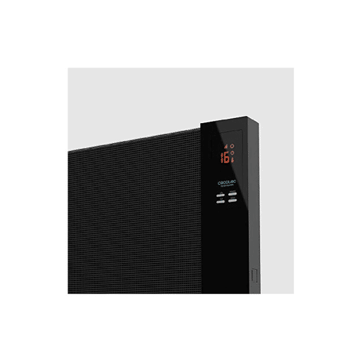 Cecotec Placa radiadora de mica digital 2000 W com termostato regulável e comando à distância.