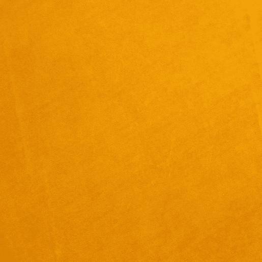 Banco Arty de veludo. Cor laranja. Dimensões 45,5 x 54,6cm.