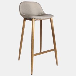 Banco de bar, Cor: Bege, Altura do assento: 73 cm