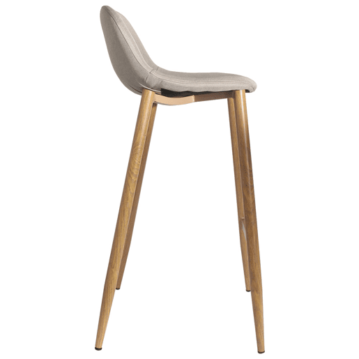 Banco de bar, Cor: Bege, Altura do assento: 73 cm