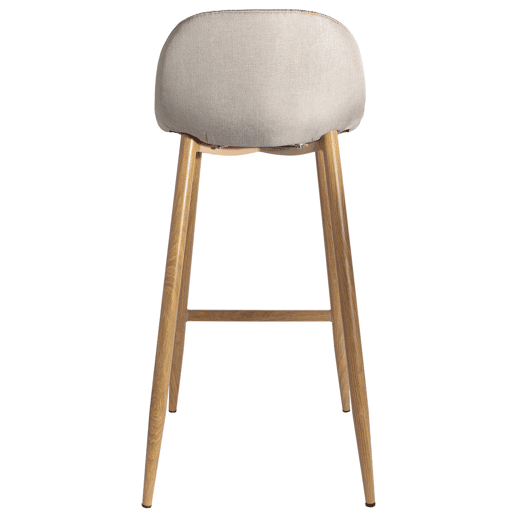Banco de bar, Cor: Bege, Altura do assento: 73 cm
