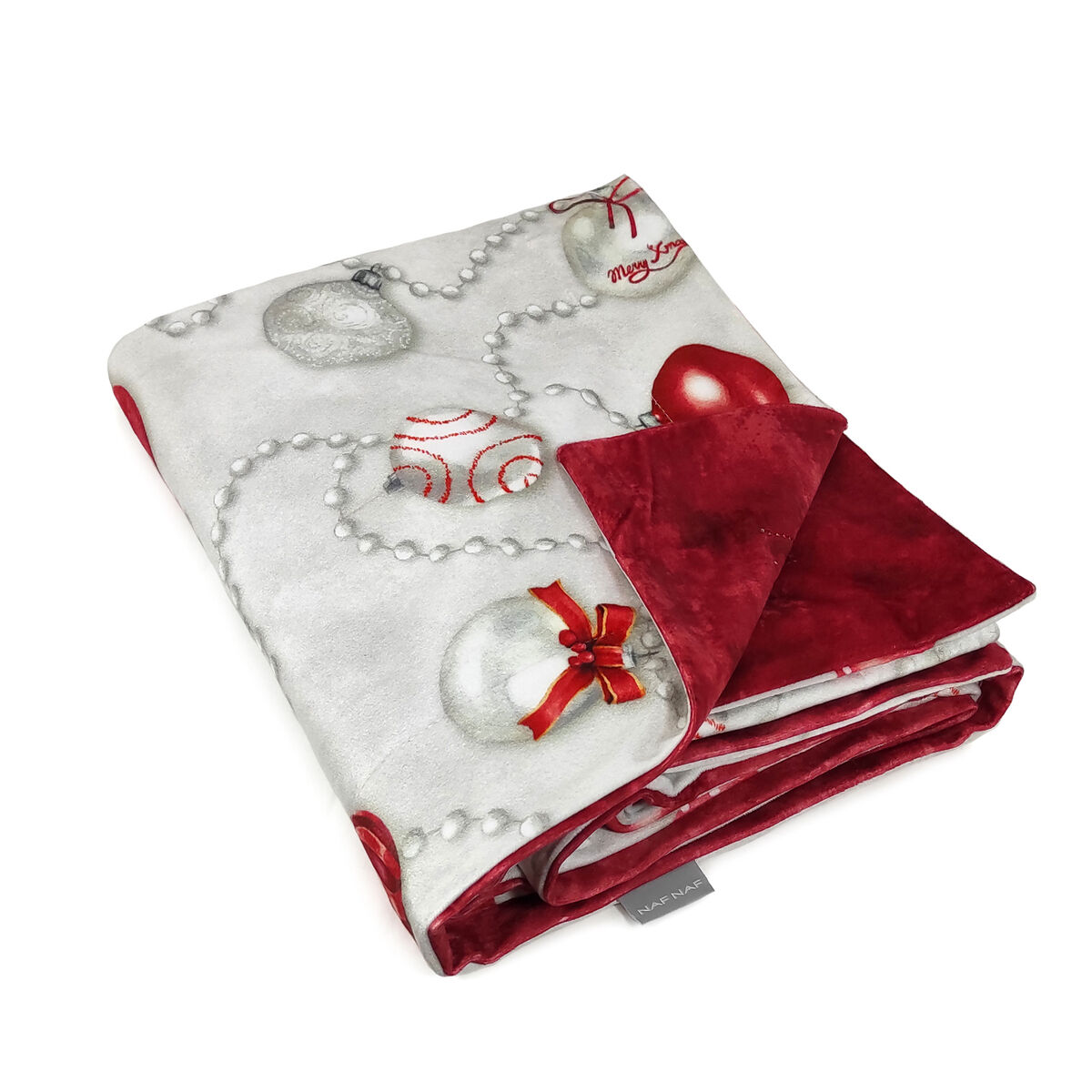 PLAID REVERSIBLE DE TERCIOPELO DE NAVIDA XMAS DAYS