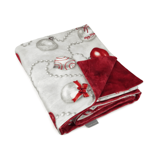 XMAS DAYS XMAS DAYS REVERSÍVEL VELVET PLAID PLAID 130x170 cm