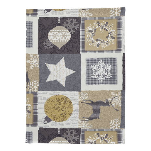 Pack de 2 panos cozinha Natal RUSTIC