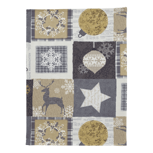 Pack de 2 panos cozinha Natal RUSTIC