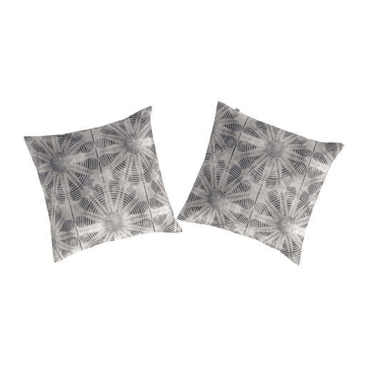 2 quadrantes ABU 65x65 cm - cinzento
