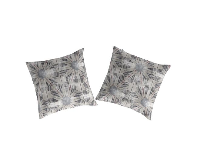 2 cuadrantes abu 65x65 cm - gris
