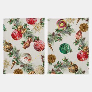 Pack de 2 panos cozinha Natal DECORATION