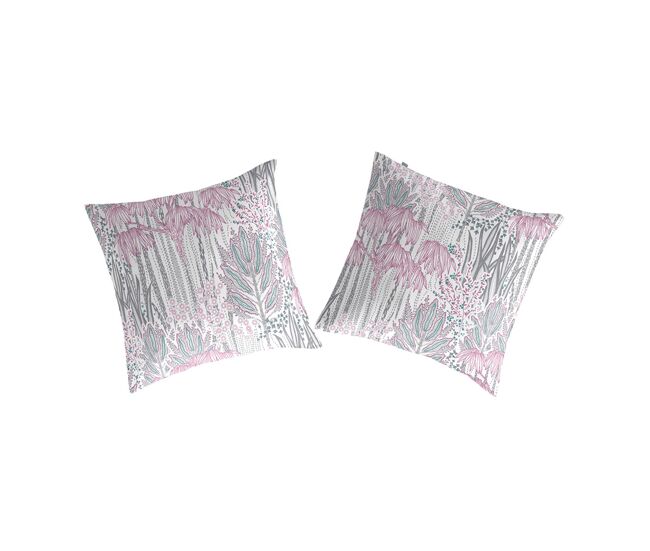 2 cuadrantes careus 65x65 cm - rosa
