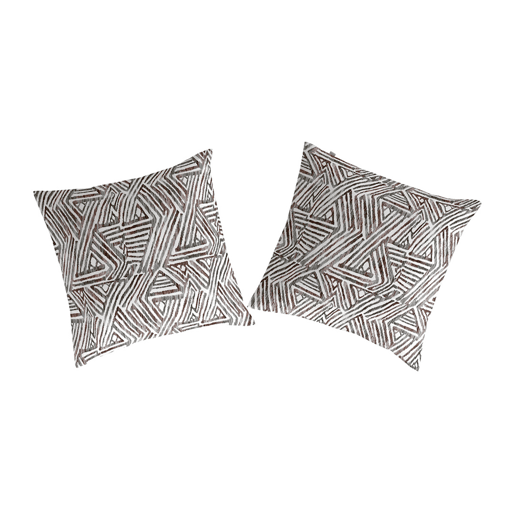 2 quadrantes PAMIU 65x65 cm castanho