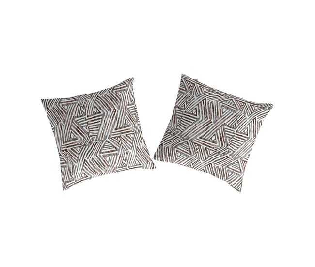 2 cuadrantes pamiu 65x65 cm marrón