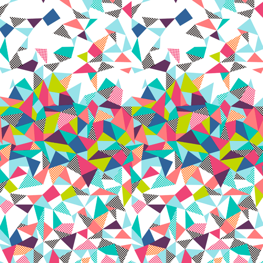 Capa de edredão ECHO fúcsiaazulverdebranco 140x200 cm