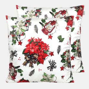 Fronha de almofada de veludo de Natal RIBBON