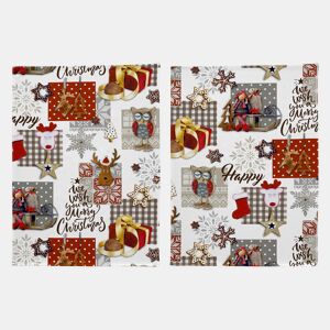 Pack de 2 panos cozinha Natal NAIVE