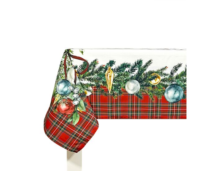 Mantel de navidad presents 150x150 cm