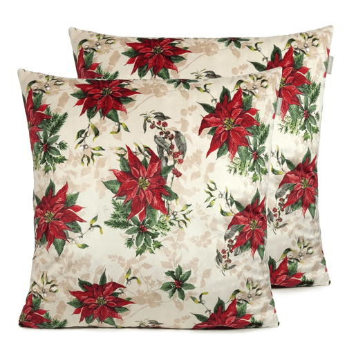 CAPA DE ALMOFADA DE VELUDO DE NATAL CHAMONIX 60x60 cm (2)