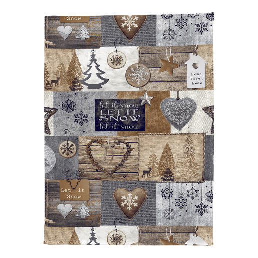 LOTE DE 2 CAPAS DE COZINHA DE NATAL 50x70 cm