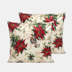 CAPA DE ALMOFADA DE VELUDO DE NATAL CHAMONIX 45x45 cm (2)