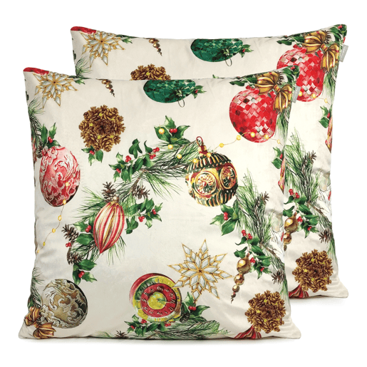 FUDNA DE DECORAÇÃO DE NATAL ALMOFADA DE VELUDO 60x60 cm (2)