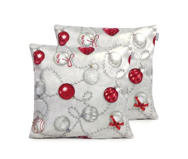 Funda de cojin de terciopelo de navidad xmas days 45x45 cm (2)
