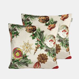 FUDNA DE DECORAÇÃO DE NATAL ALMOFADA DE VELUDO 45x45 cm (2)