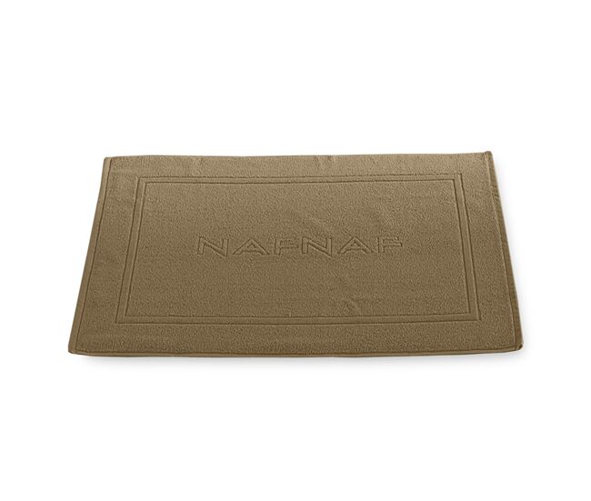 Alfombra de baño casual marrón 50x80 cm