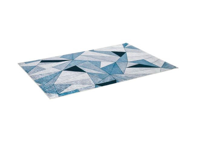 Homcom alfombra de salón moderna terciopelo diamante 230x160 cm alfombra geométrica con base antideslizante para dormitorio oficina estudio multicolor