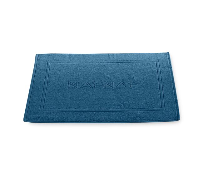 Alfombra de baño casual azul marino 50x80 cm