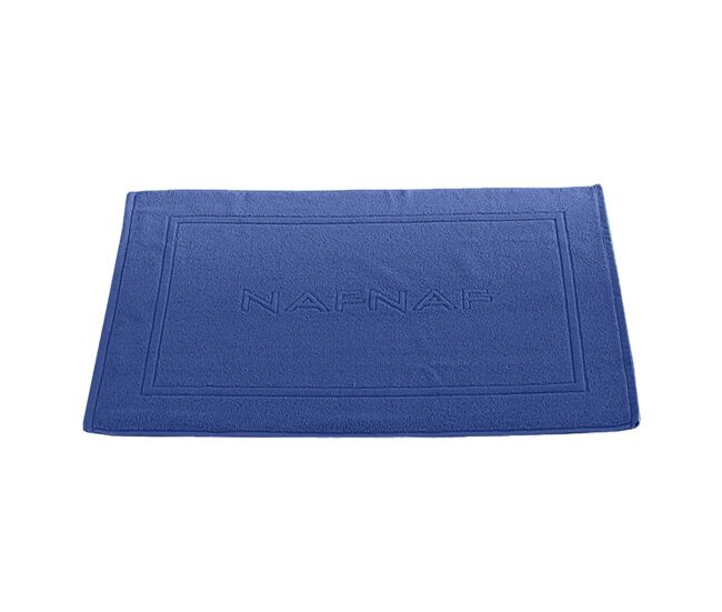 Alfombra de baño casual azul mar 50x80 cm