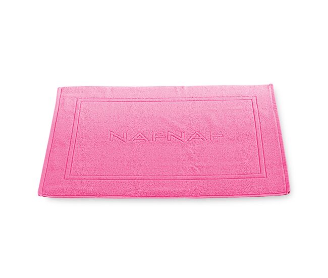 Alfombra de baño casual fucsia 50x80 cm