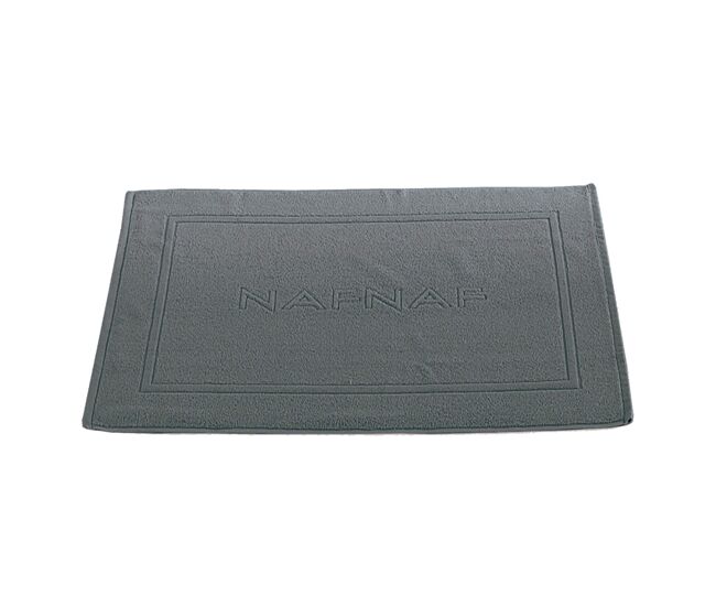 Alfombra de baño casual gris 50x80 cm