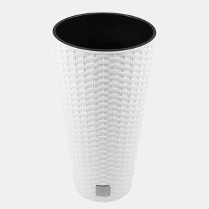 Vaso alto Rato ar 300. 30x57 cm. Branco
