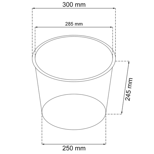 Vaso alto Rato ar 300. 30x57 cm. Branco Vaso alto Rato ar 300. 30x57 cm. Branco