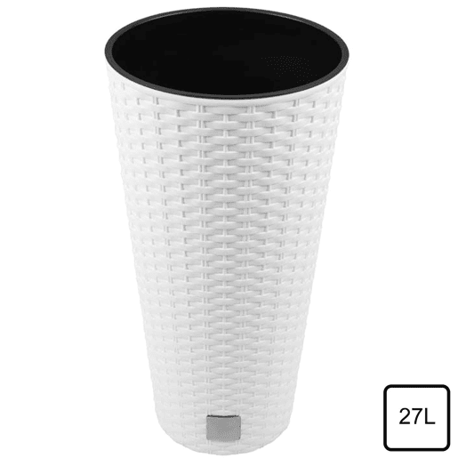 Vaso alto Rato ar 300. 30x57 cm. Branco Vaso alto Rato ar 300. 30x57 cm. Branco