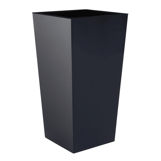 Vaso alto Urbi 91,5 litros, plástico, 40 x 40 x 75 cm em antracite