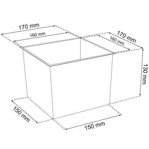 Vaso Rato 7,2 litros 17 X 17 X 32,4 CM Vaso Rato 7,2 litros 17 X 17 X 32,4 CM