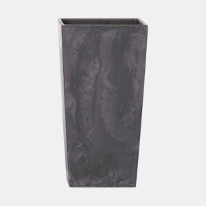 Pote alto 11,4 L Prosperplast Urbi Square Effect of Plastic with Tank em Antracite, 37,5 (alto) x 19,5 (largura) x 19,5 (profundo) CMS