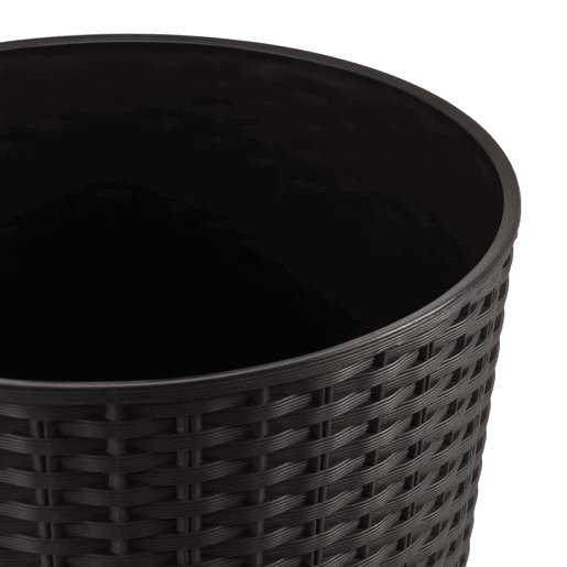 Vaso Rato 64 litros com 40 x 40 x 76,3 cm na cor ocre escura