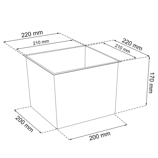 Pote alto 16,3 l Prosperplast Urbi Square Effect of Plastic with Tank em antracite, 42 (alto) x 22 (largura) x 22 (profundo) CMS Pote alto 16,3 l Prosperplast Urbi Square Effect of Plastic with Tank em antracite, 42 (alto) x 22 (largura) x 22 (profundo) CMS