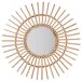 Espejo De Ratán Sol D58 58x58 Espejo De Ratán Sol D58 58x58 Beige