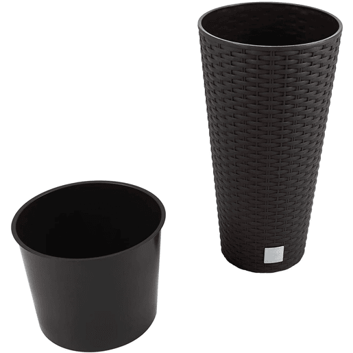 Vaso alto Mod. Rato Ar 400. 40X76 Cm. Chocolate