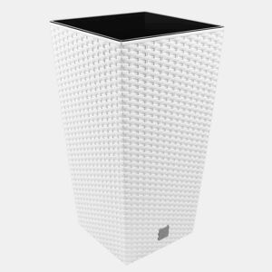 Vaso Rato 26,6 litros 26,5 x 26,5 x 50 cm em branco