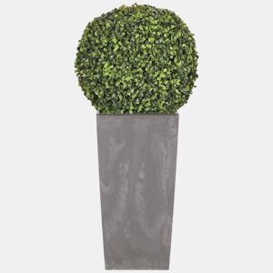 Set de Vaso Rato alta 35 L Prosperplast Urbi Square Effect of Plastic with Crenhing Grey Deposit, 55 (alto) x 29,5 (largura) x 29,5 (profundo) cms +