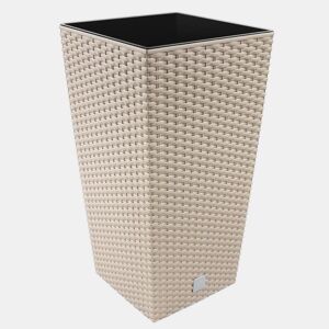 Vaso Rato 7,2 litros 17 X 17 X 32,4 cm cor beige