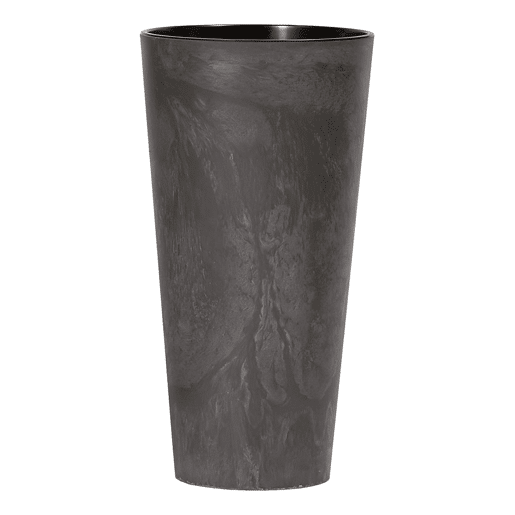 Prosperplast Tubus Slim Efeito de plástico com tanque em antracite, 38,1 (alto) x 20 (largura) x 20 (profundo) cms